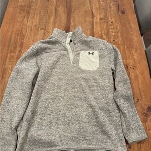 Under Armour Gray Fleece Pullover